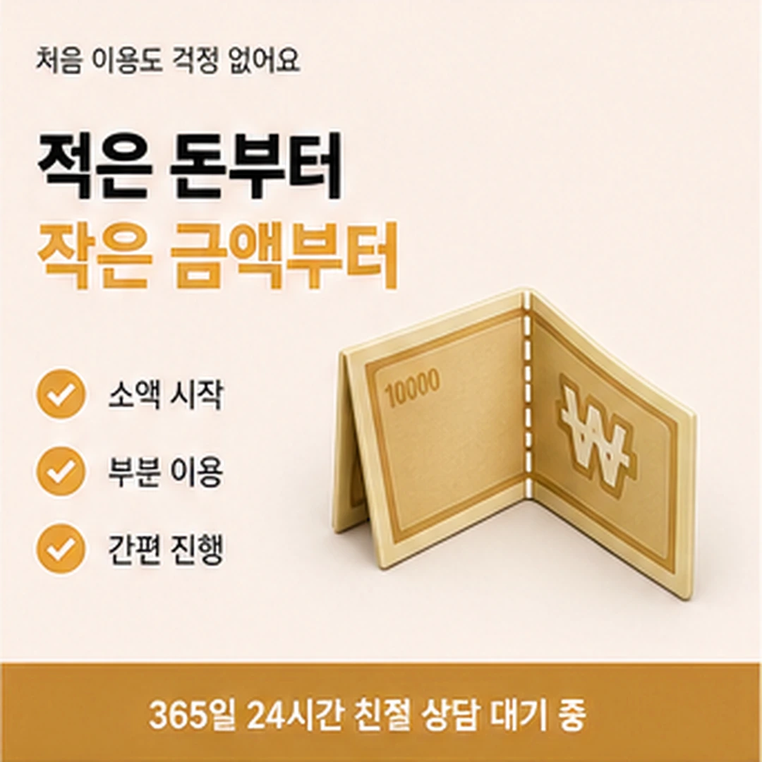 다음머니 신용카드잔액대출 남은 값 읽기 안내 배너