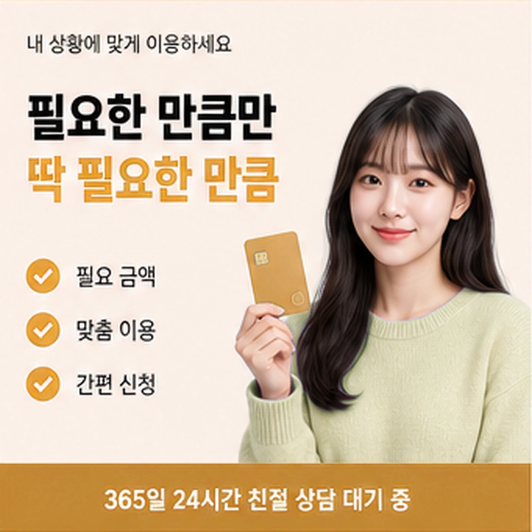 다음머니 신용카드잔액대출 대출 조건 갈래 안내 배너